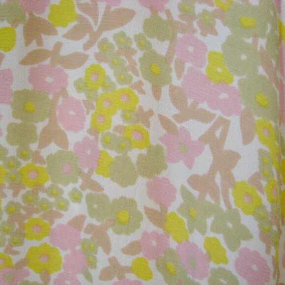 Faithful The Brand Beline Midi Dress Ida Floral Print Pink Yellow Flowy Medium - Picture 12 of 16